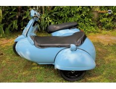 Sidecar Vespa Baby Blue Classic Edition Sidecar Vespa Baby Blue Classic Edition